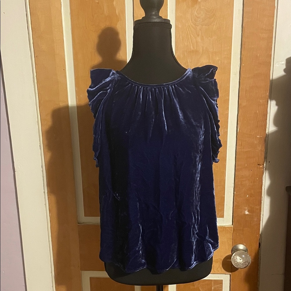 GAP Velvet Navy Women's Blouse